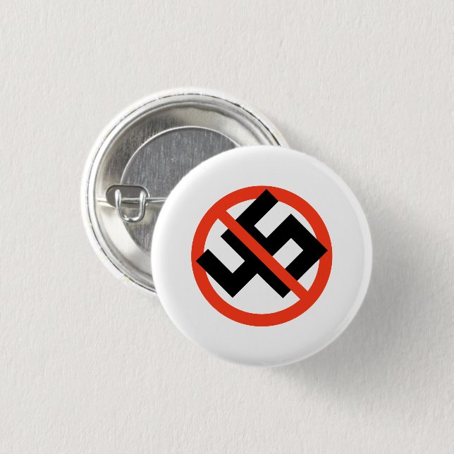 ANTI 45 3 CM ROUND BADGE (Front & Back)