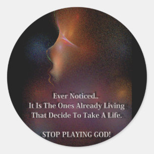 Anti-Abortion Classic Round Sticker