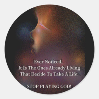 Anti-Abortion Classic Round Sticker