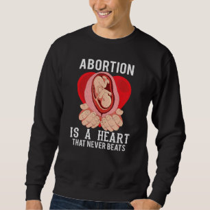 Anti Abortion Pro Life Choice Stop Unborn Lives Co Sweatshirt