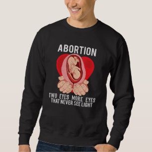 Anti Abortion Pro Life Choice Stop Unborn Lives Co Sweatshirt