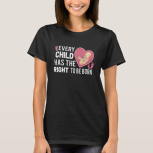 Anti Abortion Pro Life Choice Stop Unborn Lives Co T-Shirt