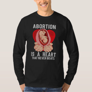 Anti Abortion Pro Life Choice Stop Unborn Lives Co T-Shirt