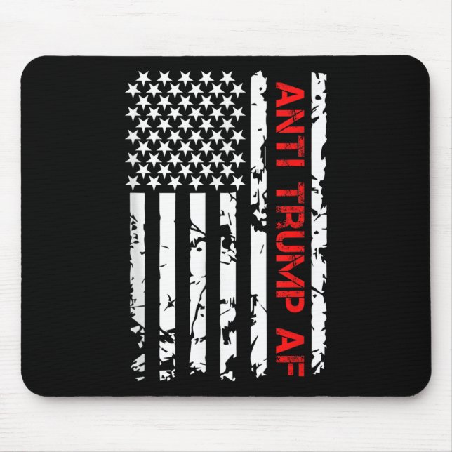 Anti Af Trump, Impeach Trump  Mouse Pad (Front)