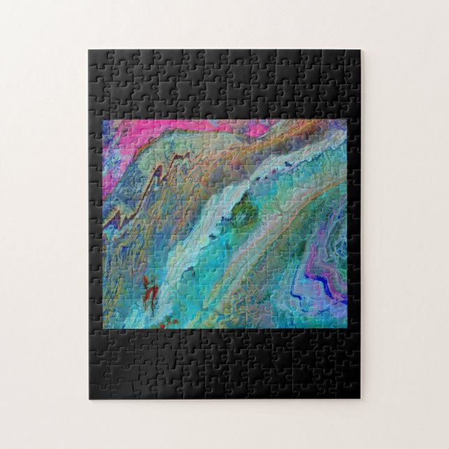 Anti-Atlas Mountains of Morocco - Terra satellite Jigsaw Puzzle (Vertical)