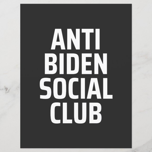 Anti Biden Social club (Front)