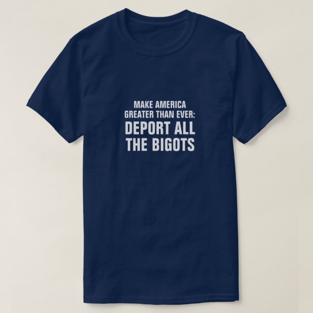 Anti Bigot T-shirt (Design Front)