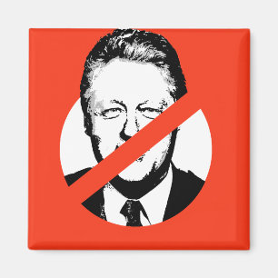 ANTI- BILL CLINTON MAGNET