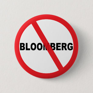 Anti Bloomberg 6 Cm Round Badge