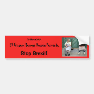 Anti-Brexit bumper sticker