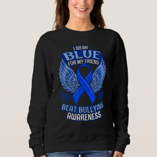 Anti Bullying Awareness Friend Support Ribbon Sweatshirt