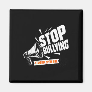 Anti bullying awareness megaphone kindness unity magnet