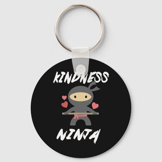 Anti Bullying Fun Kindness Ninja School Teacher St Key Ring (Front)