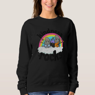 Anti Bullying Rainbow Hippie Music Teacher Kindnes Sweatshirt
