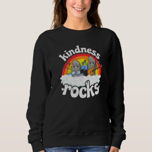Anti Bullying Rainbow Hippie Music Teacher Kindnes Sweatshirt