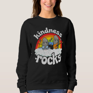 Anti Bullying Rainbow Hippie Music Teacher Kindnes Sweatshirt