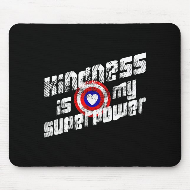 Anti Bullying Shirt Powered By Kindness Mouse Pad (Front)