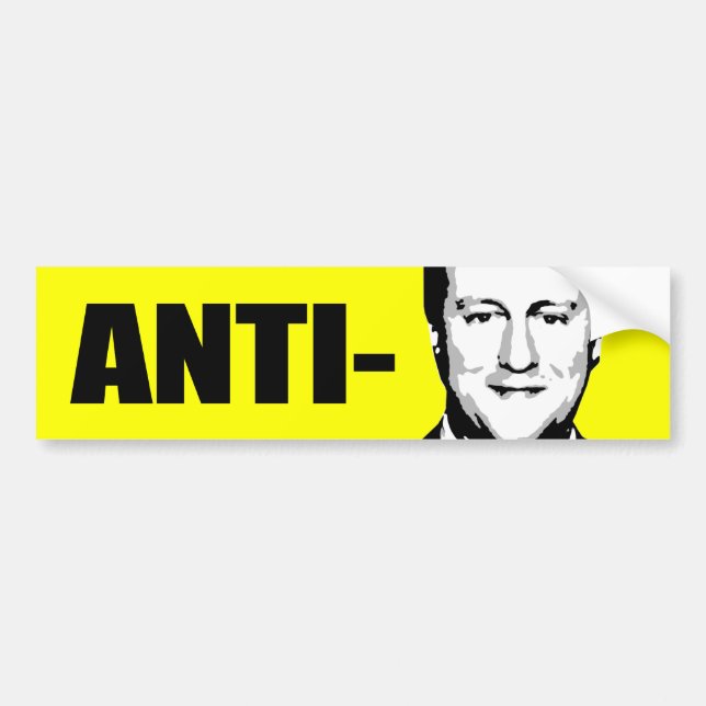 Anti-Cameron Bumper Sticker (Front)