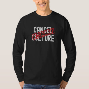 Anti Cancel Culture Cancelled Not Woke Right To Fr T-Shirt