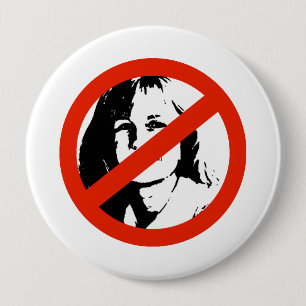 ANTI-CHENEY, LIZ 10 CM ROUND BADGE