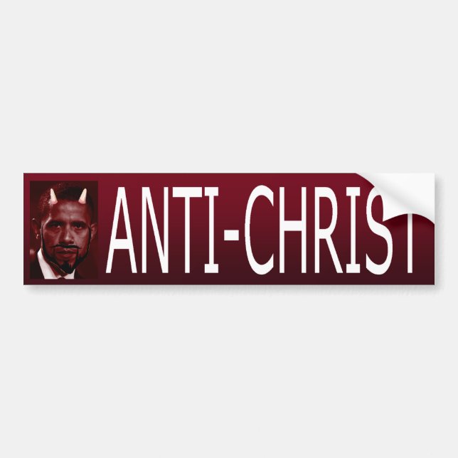 "Anti-Christ" Bumper Sticker (Front)