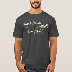 Anti Climate Change T Anti Socialism Fossil T-Shirt