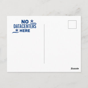 Anti Datacenter Political Postcard