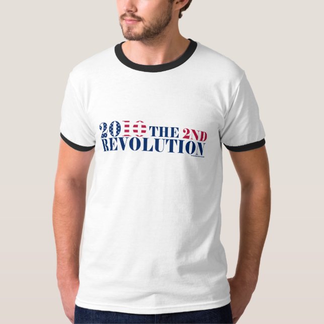 Anti Democrat "2010 Second Revolution" T-shirt (Front)
