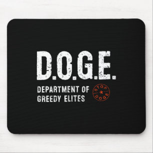 Anti Doge D.o.g.e. Real Meaning Funny Definition Mouse Pad