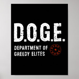 Anti Doge D.o.g.e. Real Meaning Funny Definition  Poster