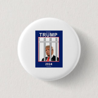 Anti Donald Trump 2024 Prison 3 Cm Round Badge