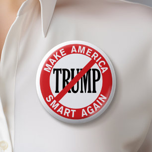 Anti Donald Trump - Make America Safe Again 6 Cm Round Badge