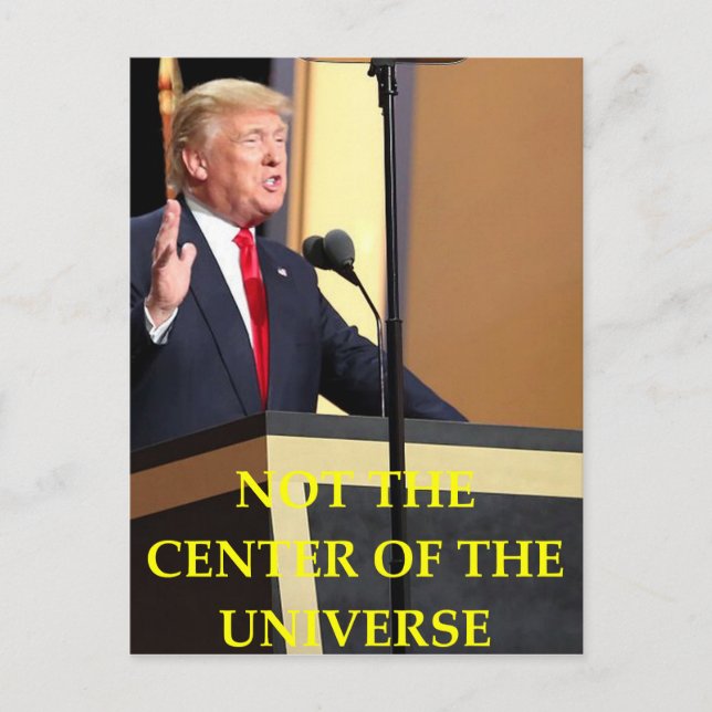 anti donald trump postcard (Front)