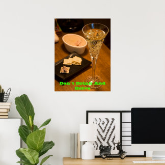 Anti Drinking posters on Green