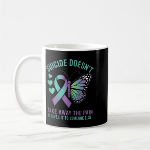 Anti- Emotional Message Butterfly Coffee Mug