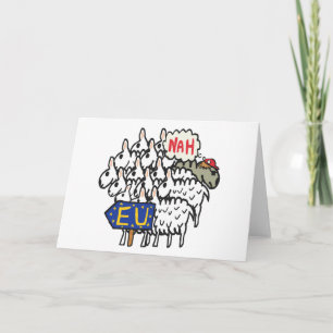 Anti EU Brexit Card