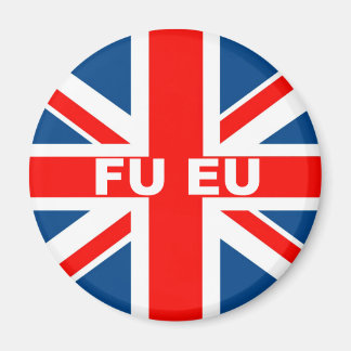 Anti EU British flag Magnet
