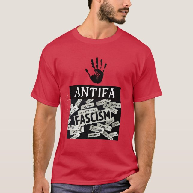 Anti-fascist Action, United Against Fascism T-Shirt (Front)