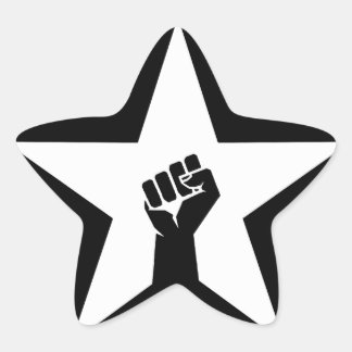 Anti-Fascist Star Sticker