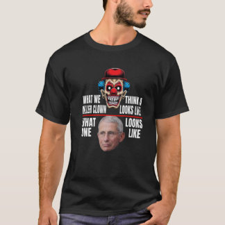 Anti Fauci What A Killer Clown Looks Like T-Shirt