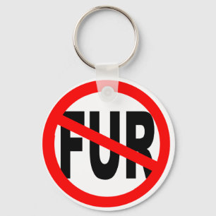 Anti Fur Design Key Ring