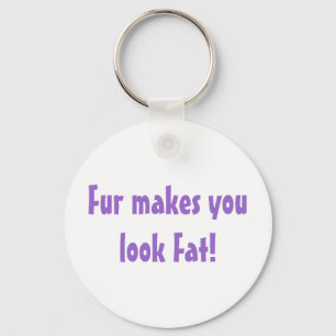 Anti Fur Quote Animal Rights Key Ring