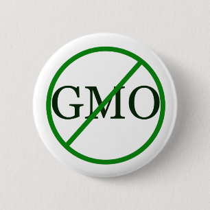 Anti-GMO Gentically Modified Food Button