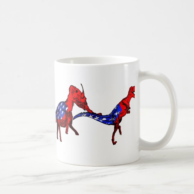 Anti-GOP Anti-Republican Evolution Satire Coffee Mug (Right)