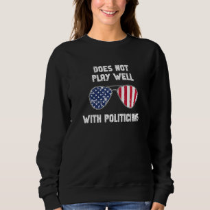 Anti Government Libertarians Defund Politicians Hu Sweatshirt