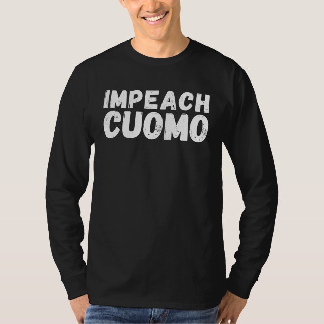 Anti Governor Cuomo Impeach Cuomo Recall Andrew Cu T-Shirt (Front)