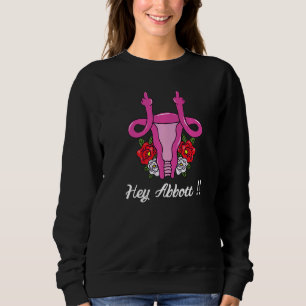 Anti Greg Abbott Texas Tyrant Governor Middle Fing Sweatshirt