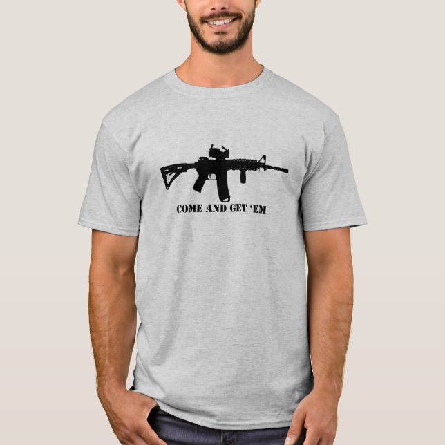 Anti Gun Control, Gun lovers, NRA T-Shirt (Front)