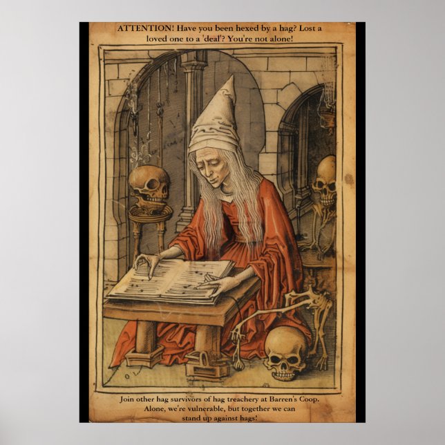 Anti-Hag Support Group - BG3 FanArt Poster (Front)