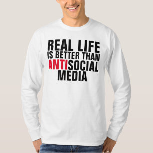 Anti- (hate) social media t-shirts